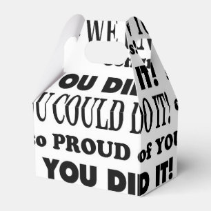 Graduation Favor Box