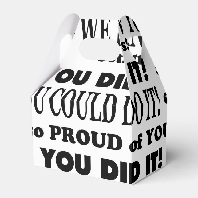 Graduation Favor Box (Front Side)