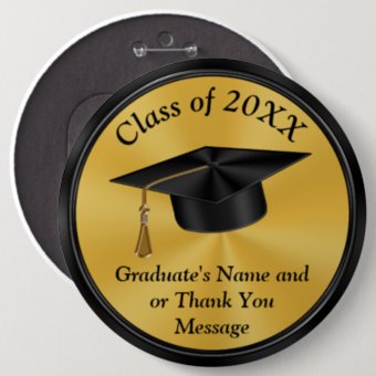 Graduation Favor Pins For Graduate And Guests | Zazzle