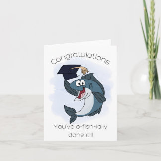 Graduation Fish Card
