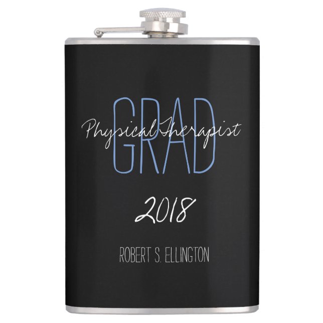 GRADUATION FLASK FOR HIM_DIY (Front)