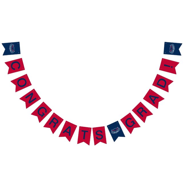 Graduation Florida Atlantic Logo Bunting Flags (All)