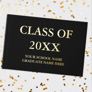 Graduation Foil Guest Book