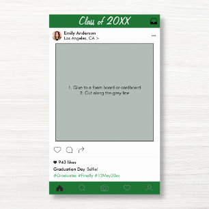 Graduation Frame Party Prop Photo Booth Poster