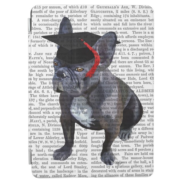 Graduation French Bulldog iPad Air Cover (Front)