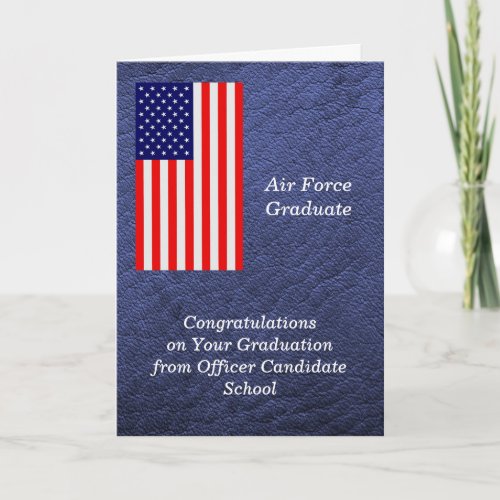 Graduation from OCS Air Force Card