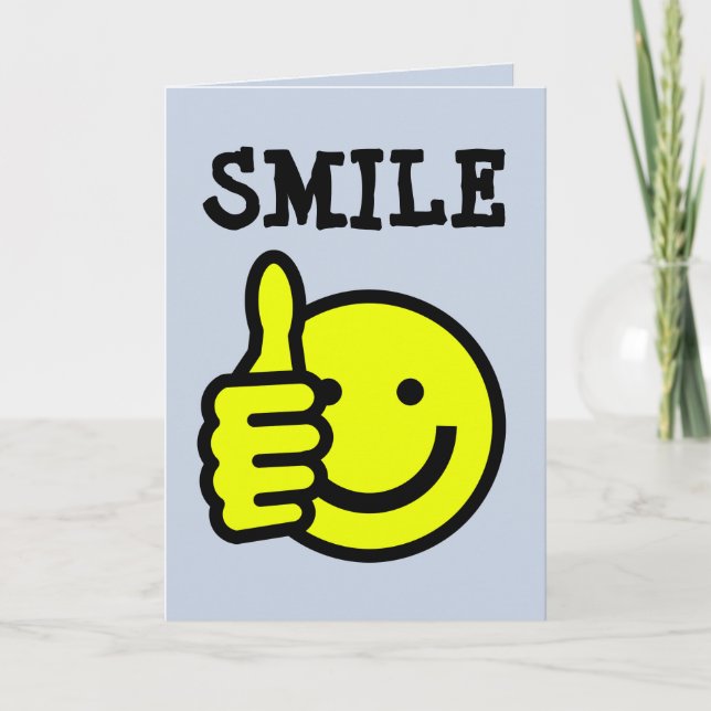 GRADUATION FUNNY SMILE CONGRATS CARDS (Front)