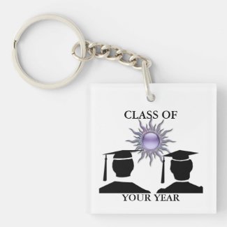 Personalized Graduation Key Rings