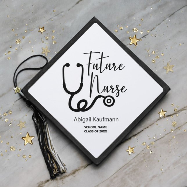 Graduation Future Nurse Stethoscope School Year Cap Topper (Creator Uploaded)