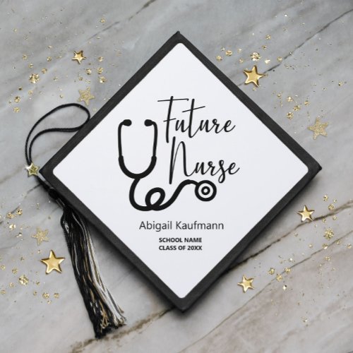 Graduation Future Nurse Stethoscope School Year Graduation Cap Topper