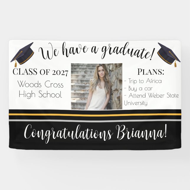 Graduation Future Plans Party Banner (Horizontal)