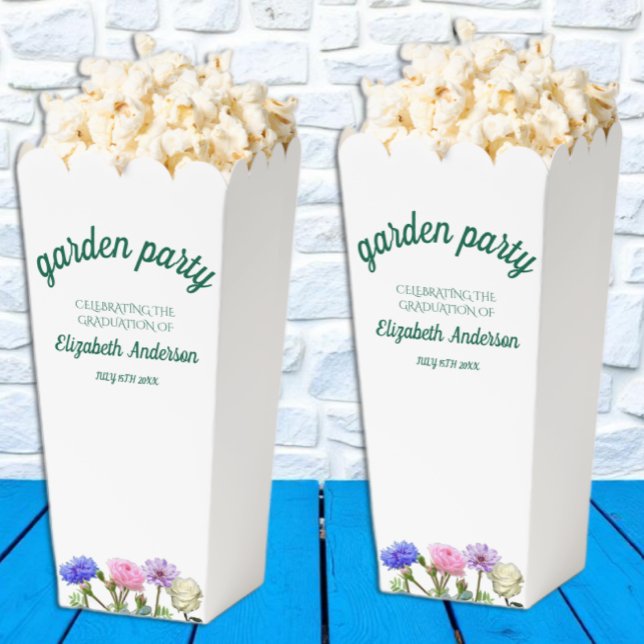 Graduation Garden Party Favor Boxes (Creator Uploaded)