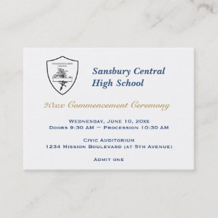 Graduation general admission custom event ticket