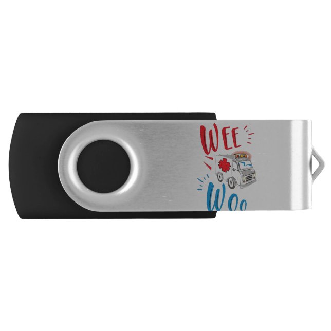 graduation gift, ambulance, patient flash drive (Front)