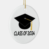 Graduation Gift Class of 2024 Ceramic Ornament | Zazzle