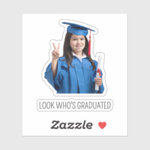 Graduation Gift, Custom Graduation Party Decoratio Sticker