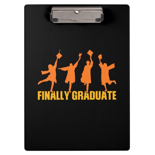 Graduation Gift | Finally Graduate Clipboard (Front)