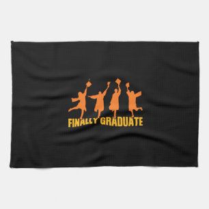 Graduation Gift Finally Graduate Kitchen Towel