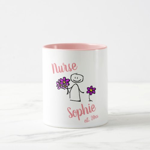 Graduation Gift For Nurse Personalized Add Name Mug