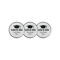 Graduation gift golf ball markers