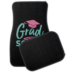 Graduation Gift Grad Squad Car Floor Mat