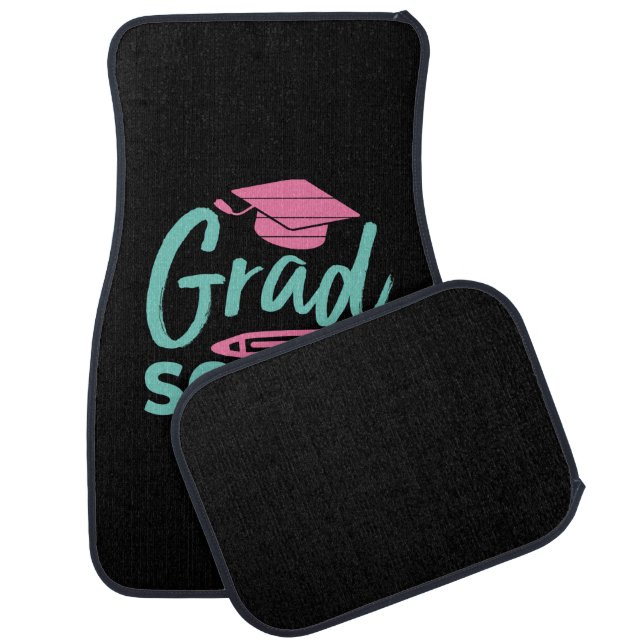 Graduation Gift | Grad Squad Car Floor Mat (Set)