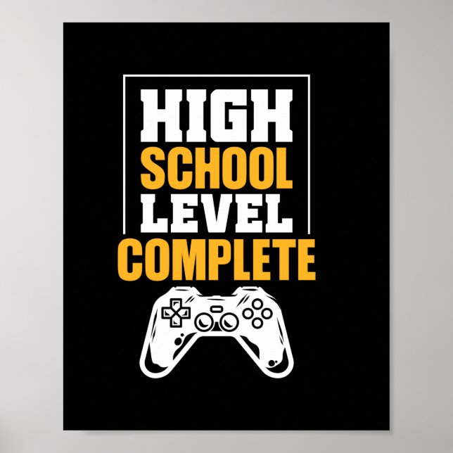 Graduation Gift | High School Level Complete Poster (Front)