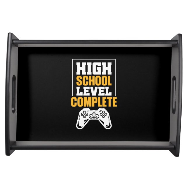 Graduation Gift | High School Level Complete Serving Tray (Front)