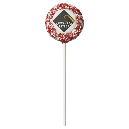 Graduation Gift Ideas Chocolate Covered Oreo Pop (Front)