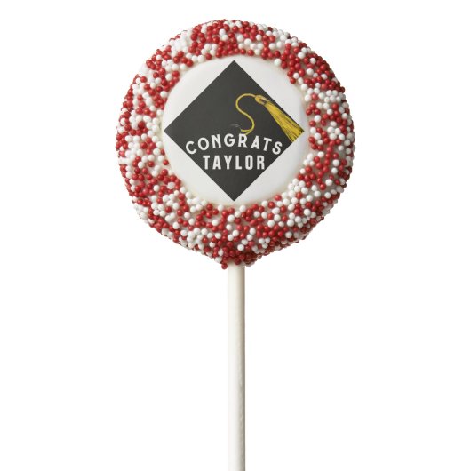 Graduation Gift Ideas Chocolate Covered Oreo Pop (Zoomed)