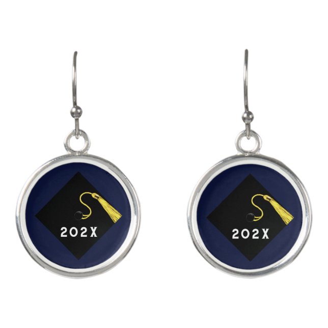 Graduation Gift Memento Earrings (Front)
