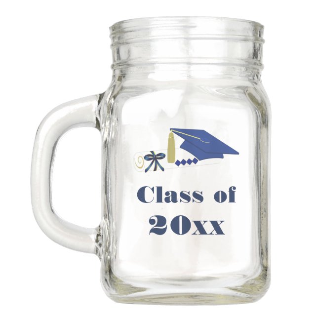 Graduation Gift Personalized Mason Jar (Back)