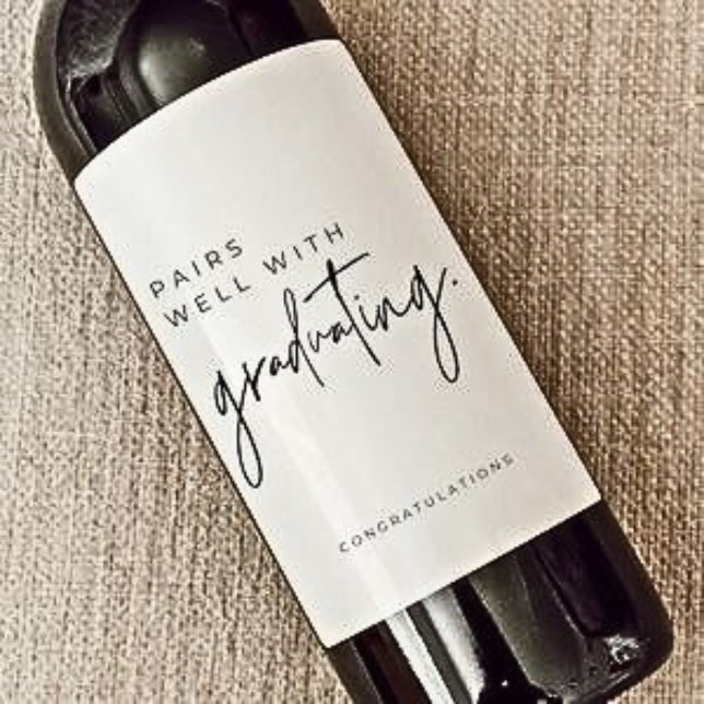 graduation gifts 2024 wine label (Creator Uploaded)
