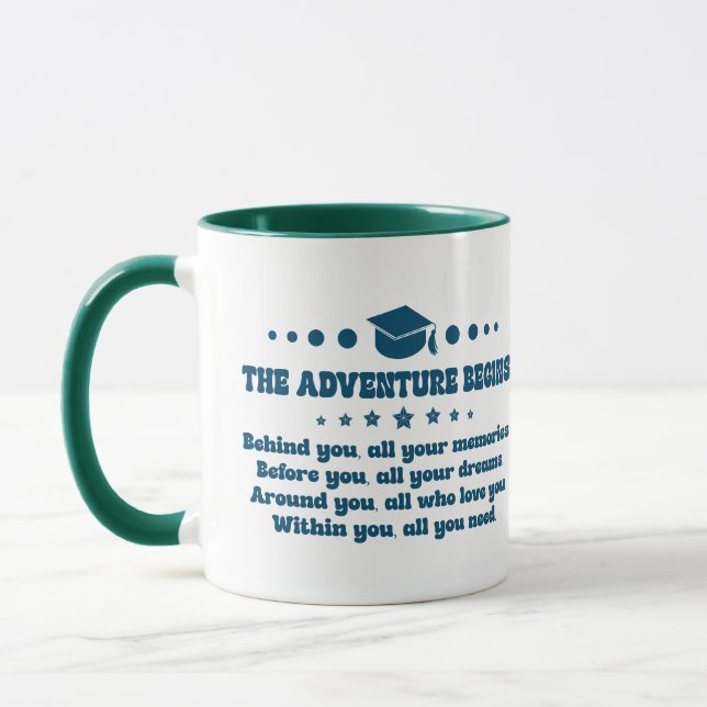 Graduation Gifts for Her/him Inspirational  Mug (Left)