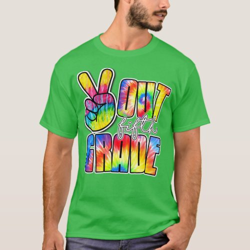 Graduation Gifts  Out Fifth Grade Tie Dye T_Shirt