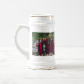 Graduation Gifts - Wrap Around Photo and Text Beer Stein (Left)