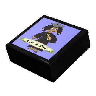 Graduation Girl Grad Trinket Box