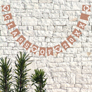 Graduation Glam Rose Gold Create Your Class Of Bunting Flags
