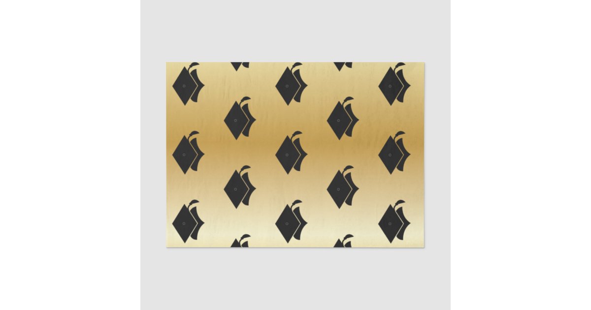 Graduation Gold Tissue Paper | Zazzle