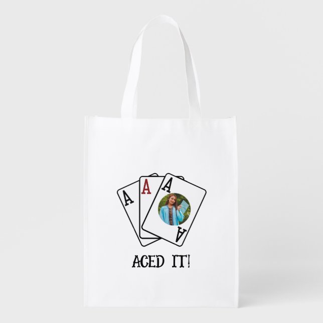 Graduation Goodie Bags,  Personalized Photo  Bags (Front)