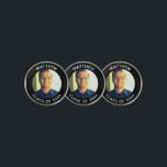 Graduation Graduate Golfer Photo Class Year Golf Ball Marker<br><div class="desc">For any graduate who loves to golf, these photo golf ball markers make a perfect keepsake for a high school or college senior graduation day! Personalize by adding a photo of the golfer and the class of graduation year. This product works best with a vertical photo (i.e. portrait orientation, not...</div>