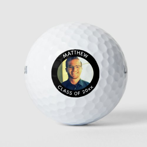 Graduation Graduate Golfer Photo Class Year Golf Balls