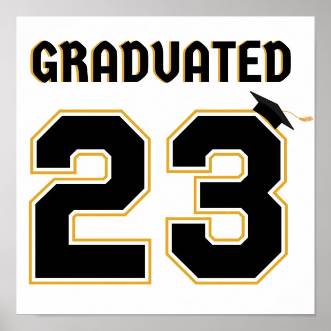 Graduation Graduated 2023 Poster (Front)