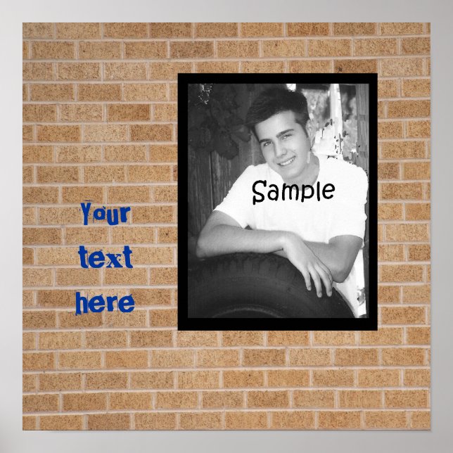 Graduation Graffiti Wall Poster (Front)