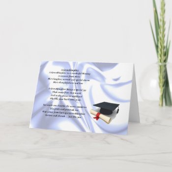 Graduation Granddaughter Card by Lastminutehero at Zazzle