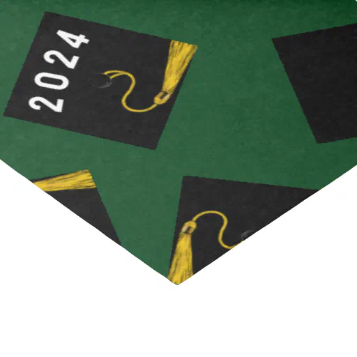 Graduation Green Class of 2024 Tissue Paper