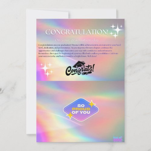 graduation greeting card