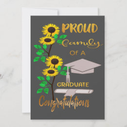 Graduation Greetings Flat card