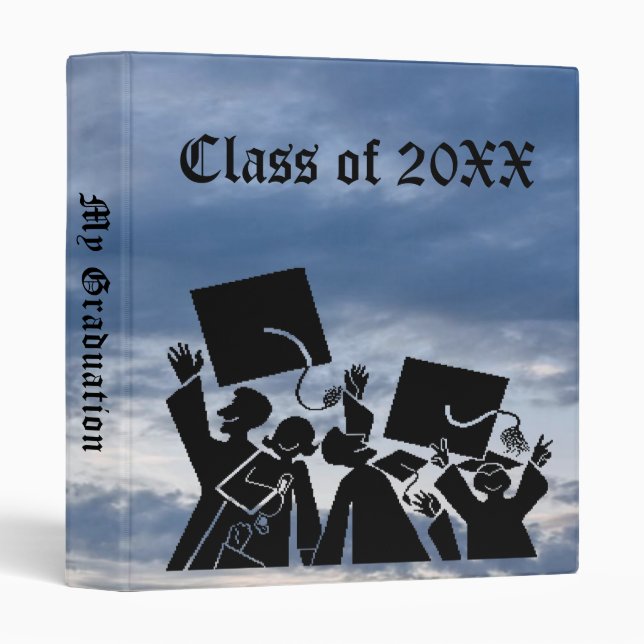 Graduation Group Class of 20XX 3 Ring Binder (Front/Spine)