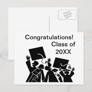 Graduation Group Class of 20XX Postcard